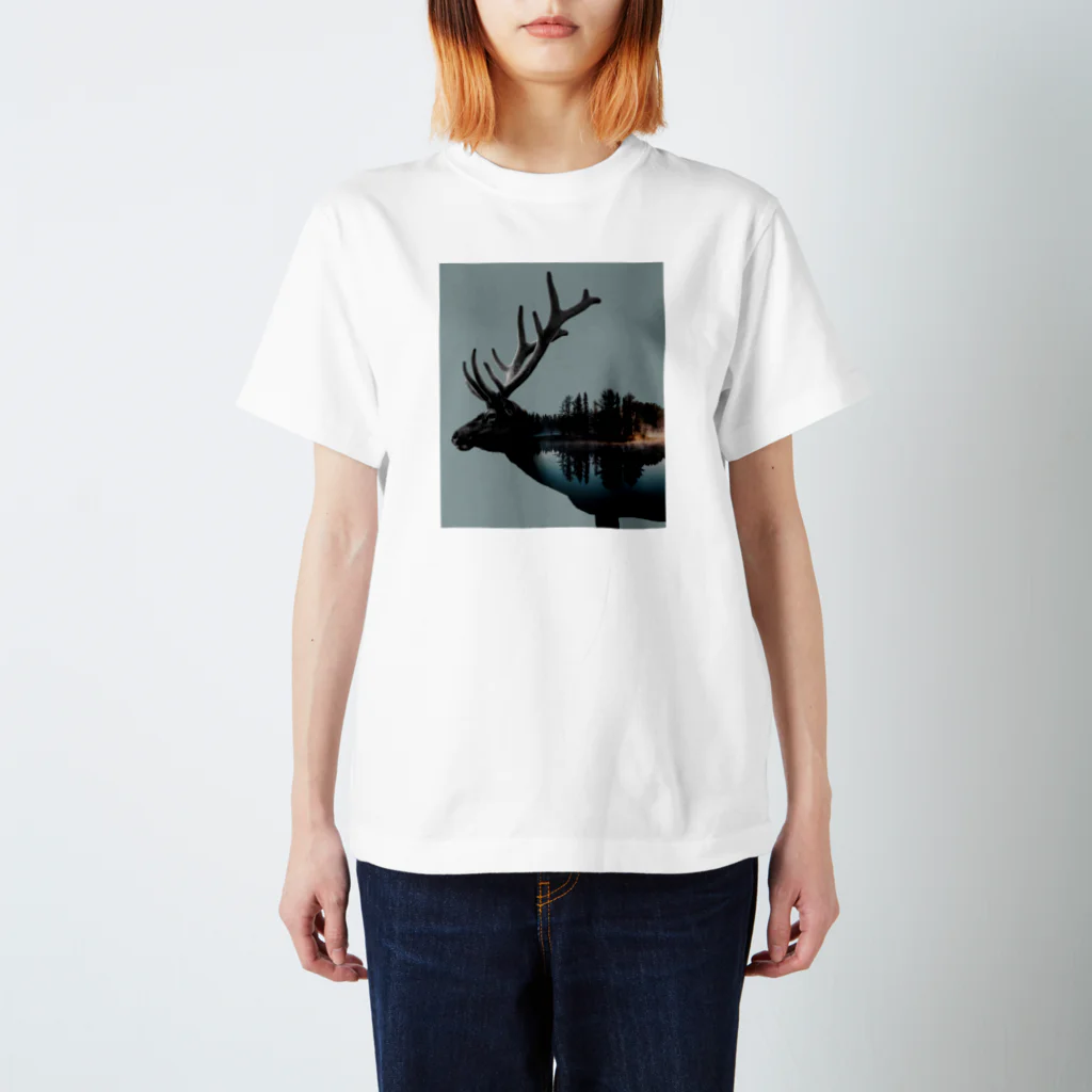 8kHz SHOPのdeer_Tシャツ スタンダードTシャツ