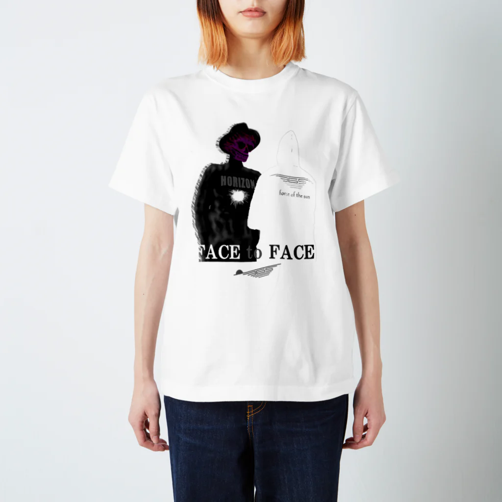 ASCENCTION by yazyのFACE to FACE(22/01) Regular Fit T-Shirt