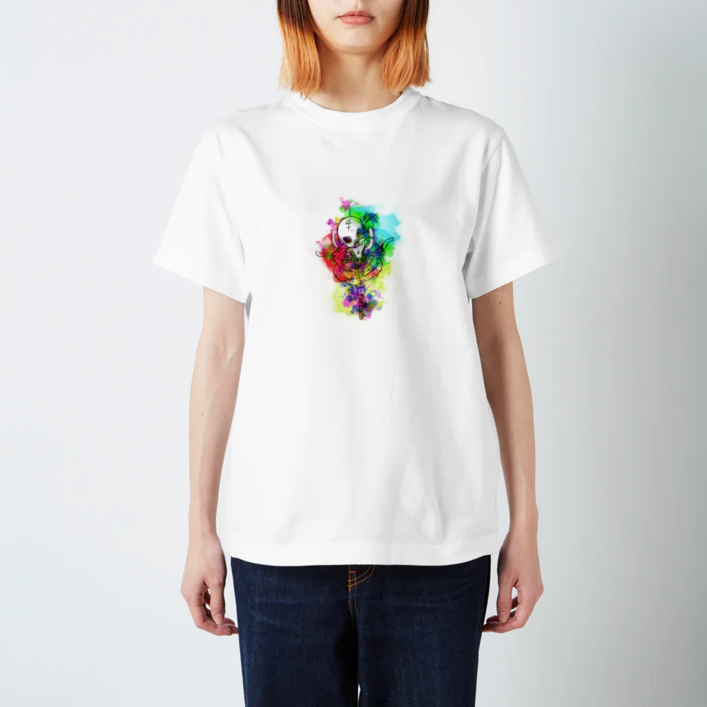 Magnetismのカラフルドクロと磁石 Regular Fit T-Shirt