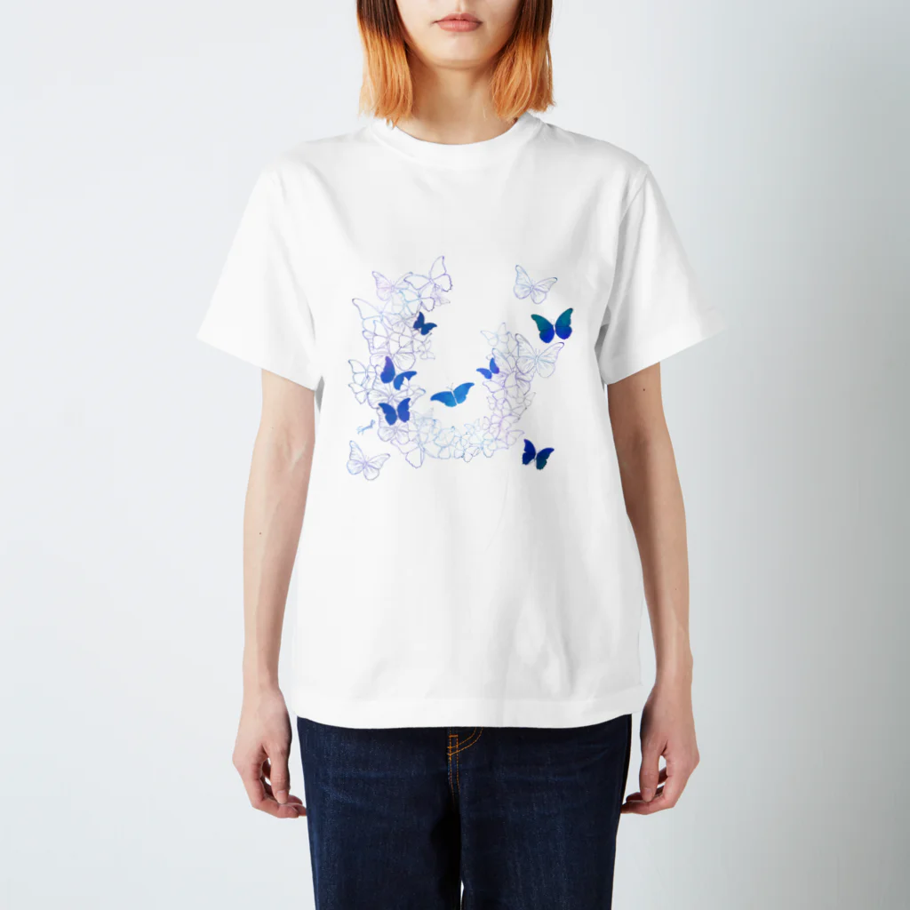 すぷー_SpooK† 絵の欠片のモルフォ Regular Fit T-Shirt