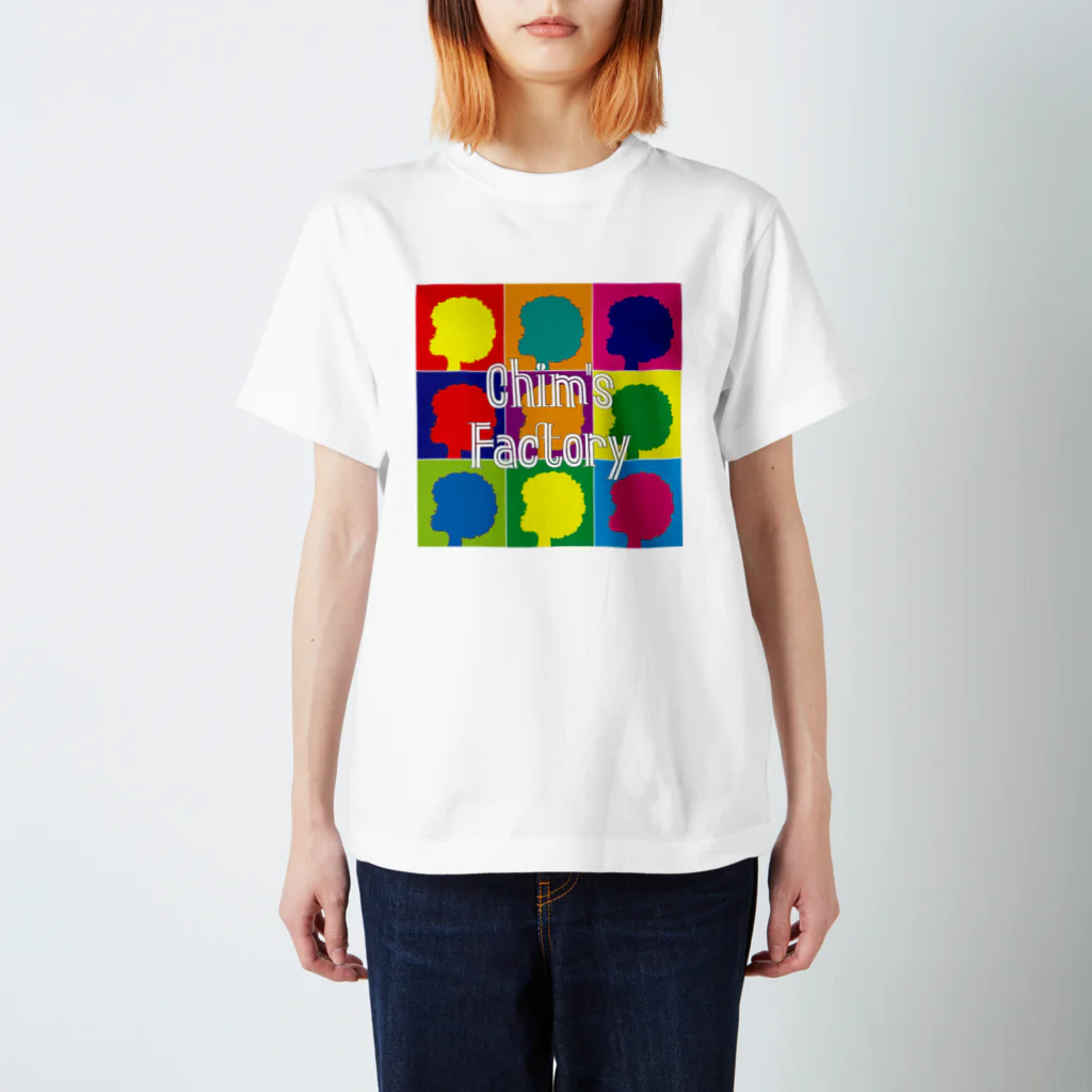 Chim's Factory🎙🍒のカラフルカーリーちゃん スタンダードTシャツ