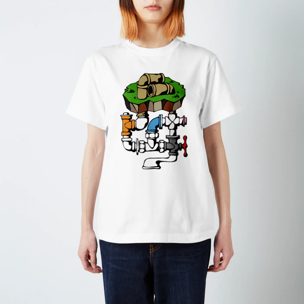 WINKの空き地の土管 Regular Fit T-Shirt