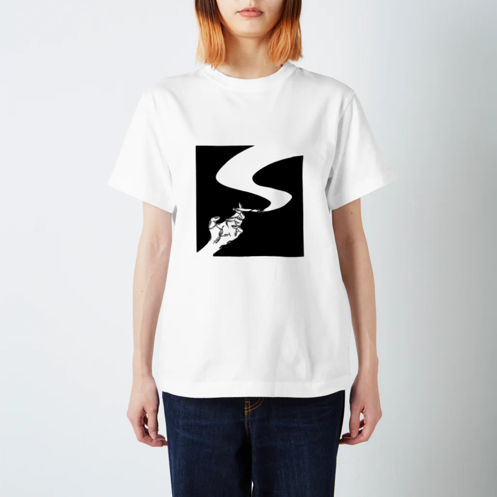 Satellite_Orangeのsmoke スタンダードTシャツ