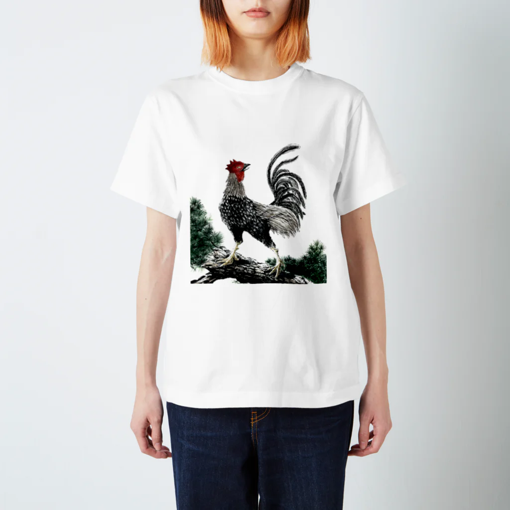 ミノタマゴの若沖っぽい鶏 Regular Fit T-Shirt