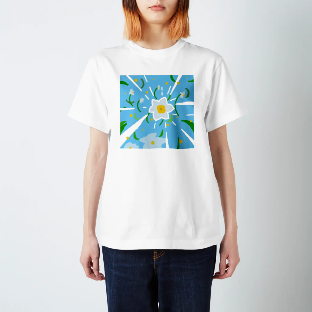 しちみの水仙アピール スタンダードTシャツ