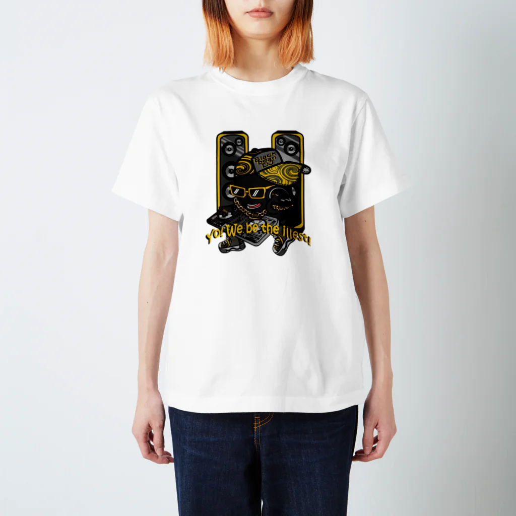オリジナルデザインTシャツ　SMOKIN'の黒豆DJ Regular Fit T-Shirt
