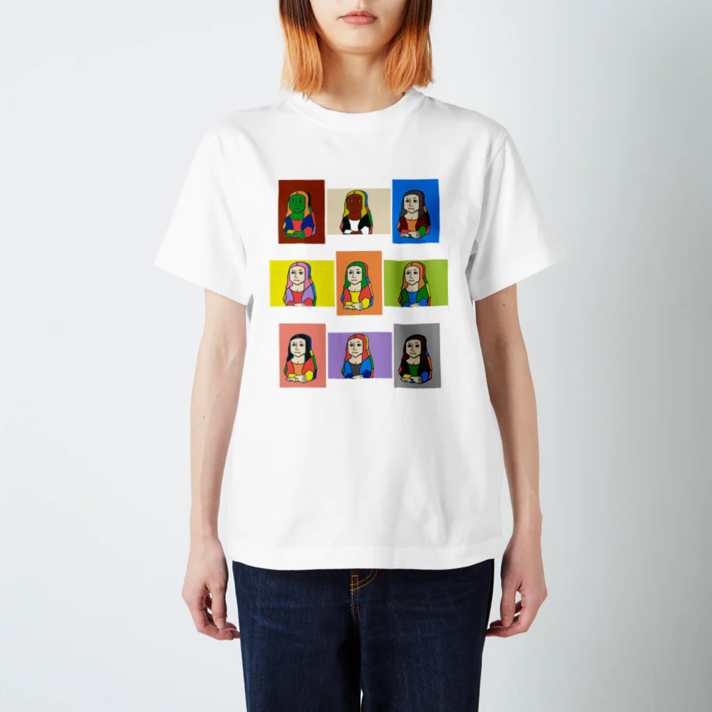 nahiro_art_factoryのモナリーズ スタンダードTシャツ