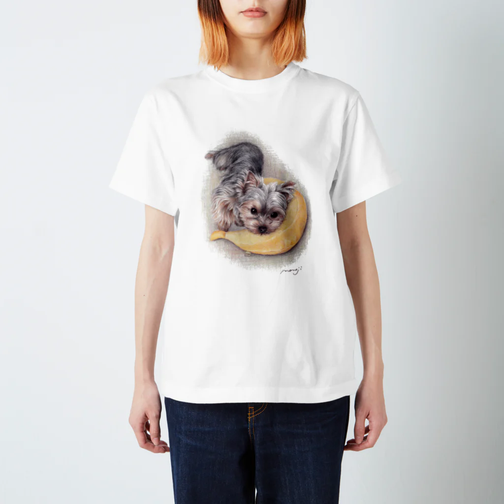 Momojiの犬画のヨーキー12 Regular Fit T-Shirt