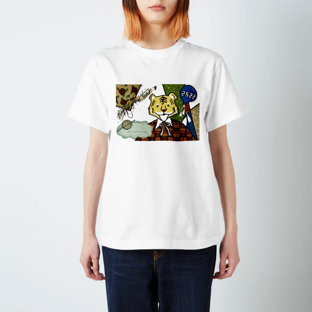 My world viewの洒落たタイガー2022 Regular Fit T-Shirt