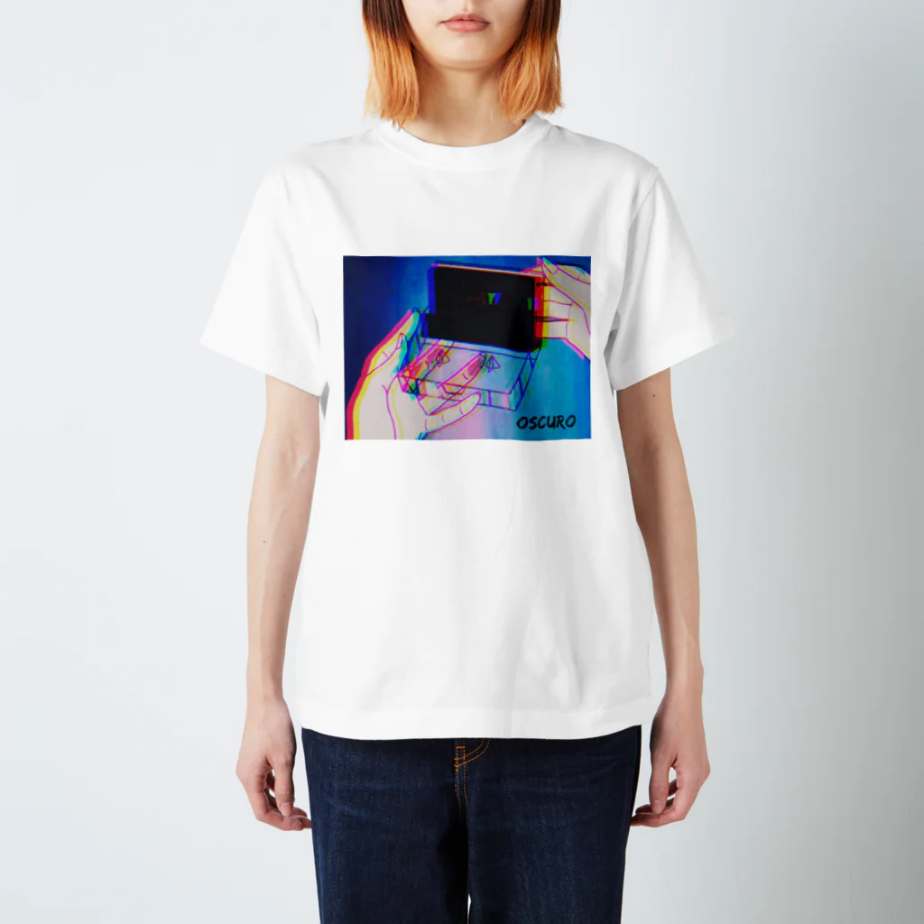 OSCUROのCassette tape スタンダードTシャツ