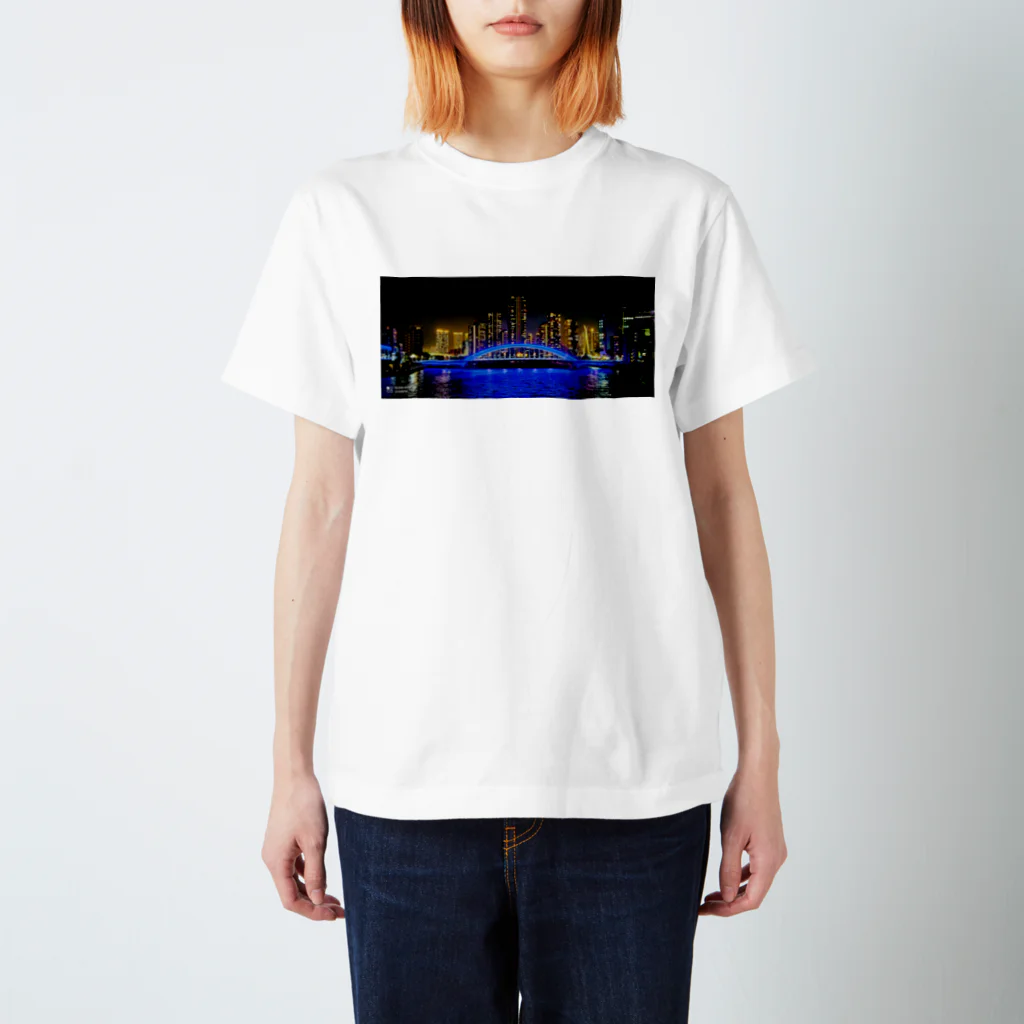 らんすけふぉとの絶景（永代橋） スタンダードTシャツ