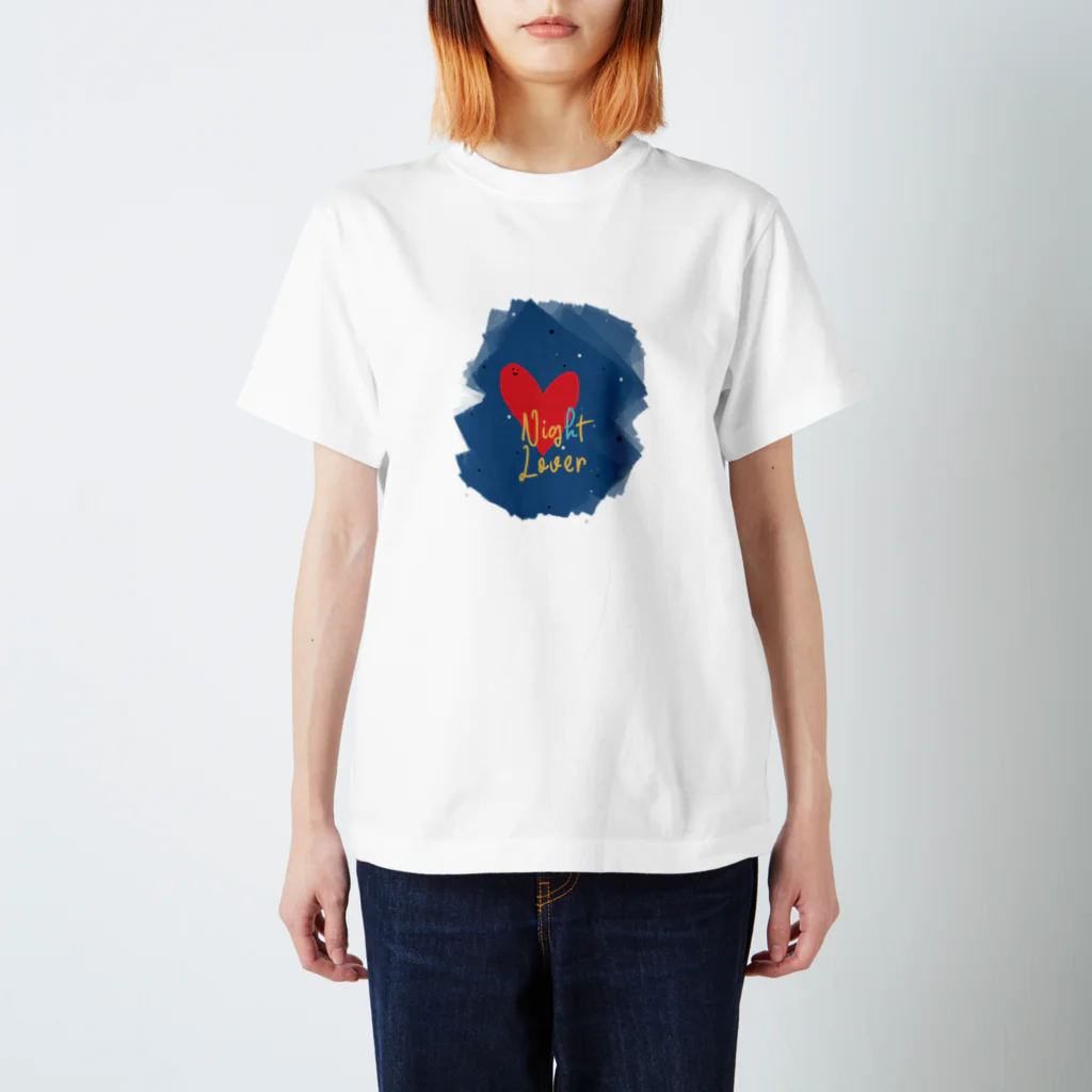 Niea999’s プチハッピー shopのNight lover - renew スタンダードTシャツ