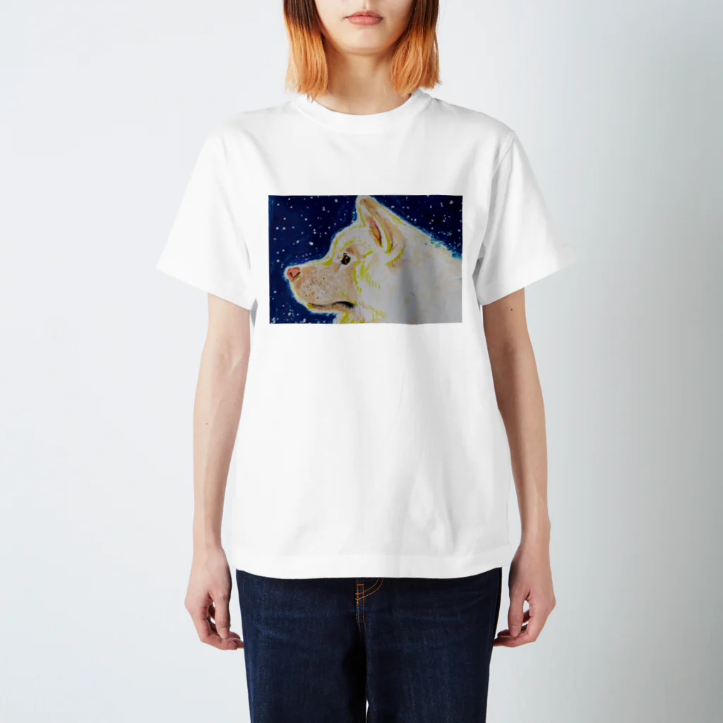 カンノユカの秋田犬のケンシロウ スタンダードTシャツ