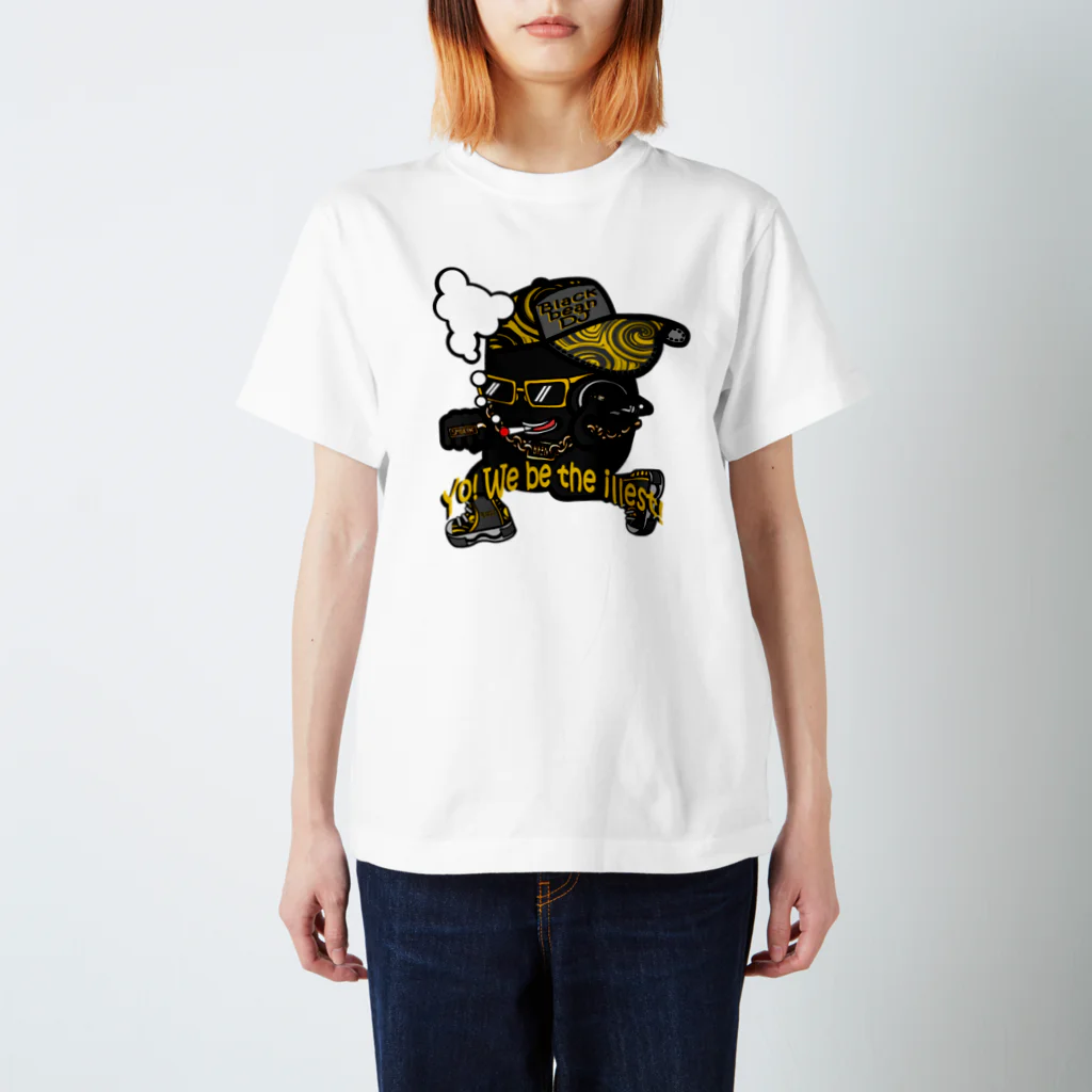 オリジナルデザインTシャツ　SMOKIN'の黒豆DJ Regular Fit T-Shirt