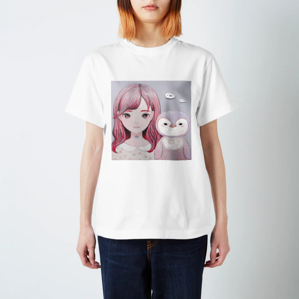 KAORU HASEGAWA WEBSTORE SUZURIのSmall Friends  スタンダードTシャツ