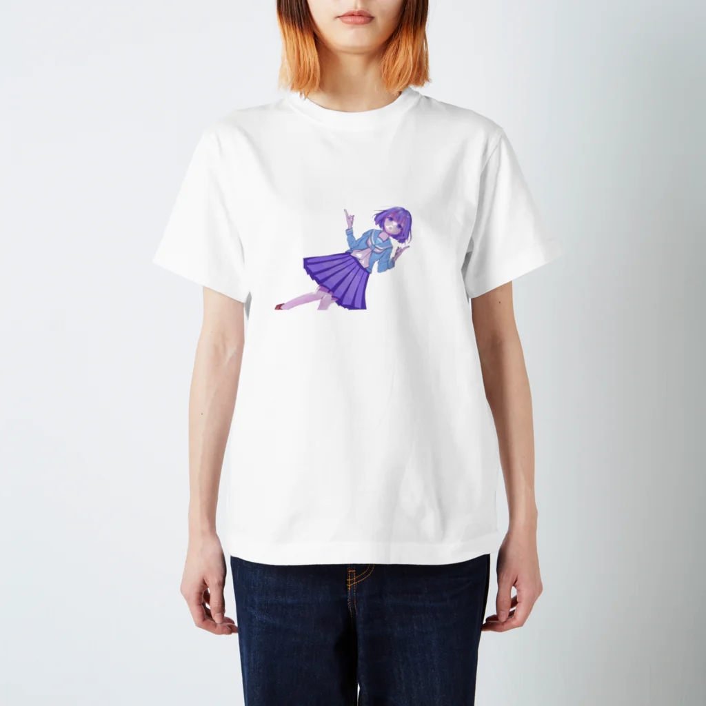 yuima-lのセーラー服の女の子 Regular Fit T-Shirt