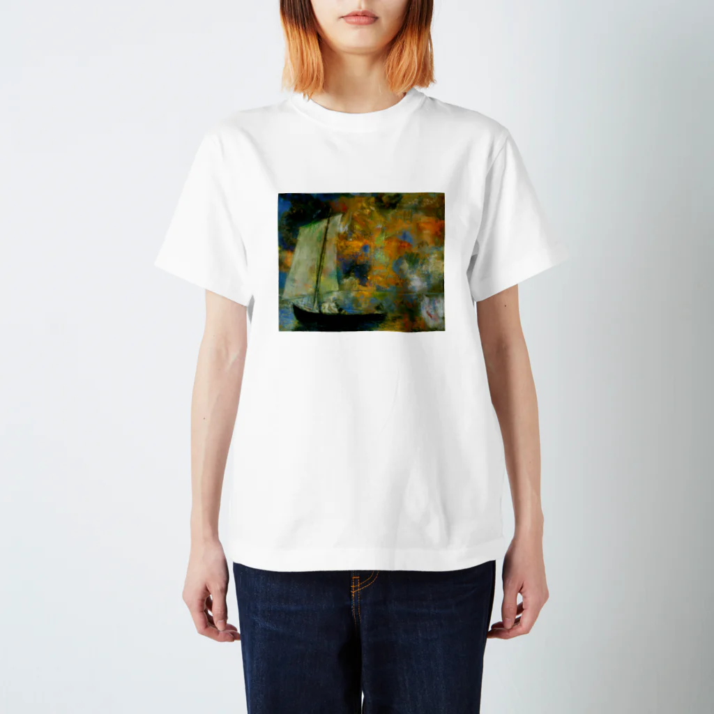 X-Artのオディロン・ルドン / 花雲 (1903) Regular Fit T-Shirt