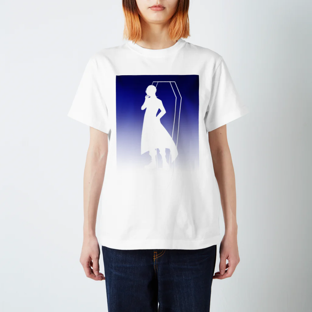 Sen†Sationalの[常設] Sen†Sational シルエット白 スタンダードTシャツ