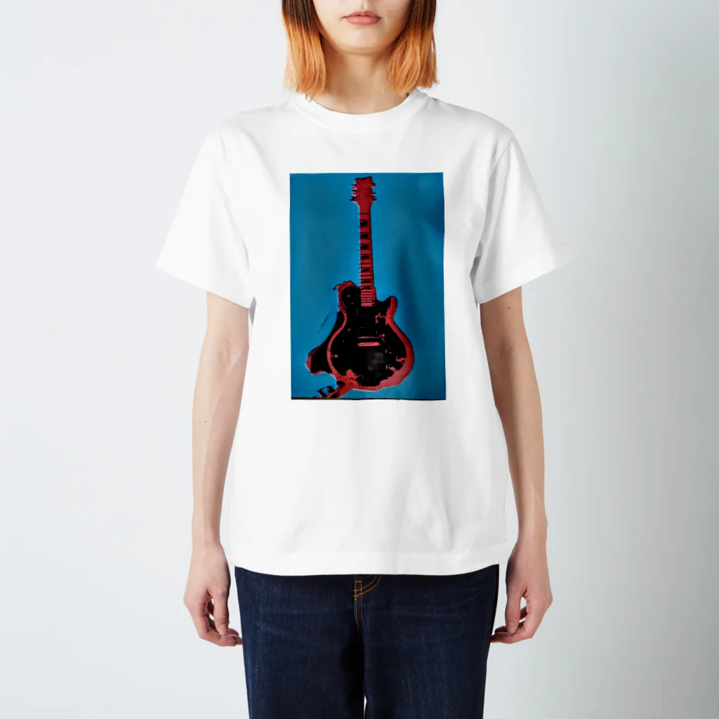 Rock★Star Guitar School 公式Goodsのアンディ・ギター・ウォーホール Regular Fit T-Shirt