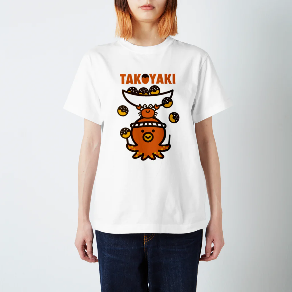 チップクラップのたこ丸くん Regular Fit T-Shirt