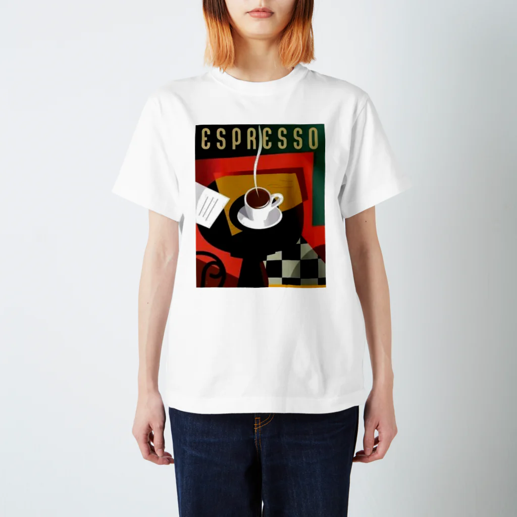 YS VINTAGE WORKSのイタリア 熱々エスプレッソ Regular Fit T-Shirt