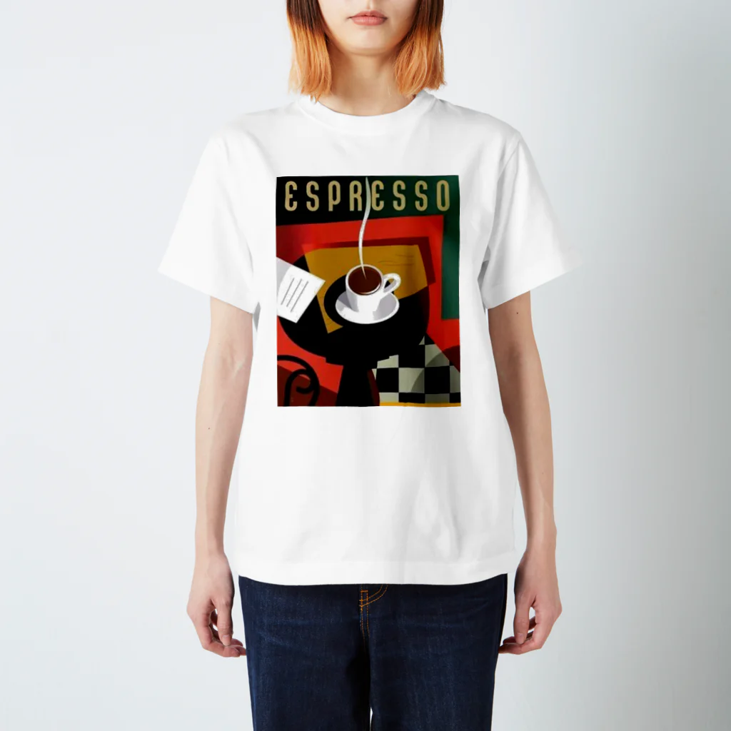 YS VINTAGE WORKSのイタリア 熱々エスプレッソ スタンダードTシャツ