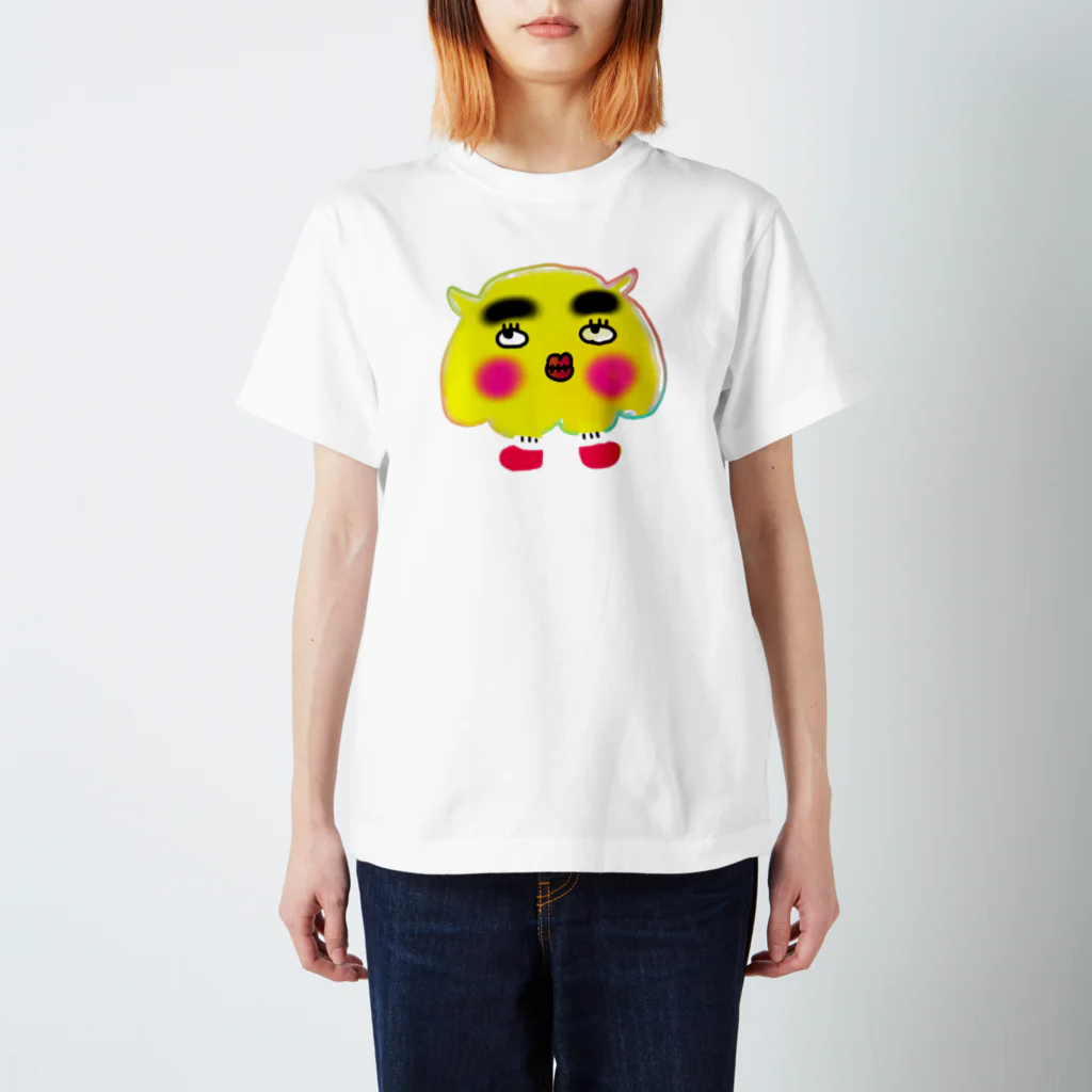 かなぴのお店のめんだこのめんちゃん スタンダードTシャツ