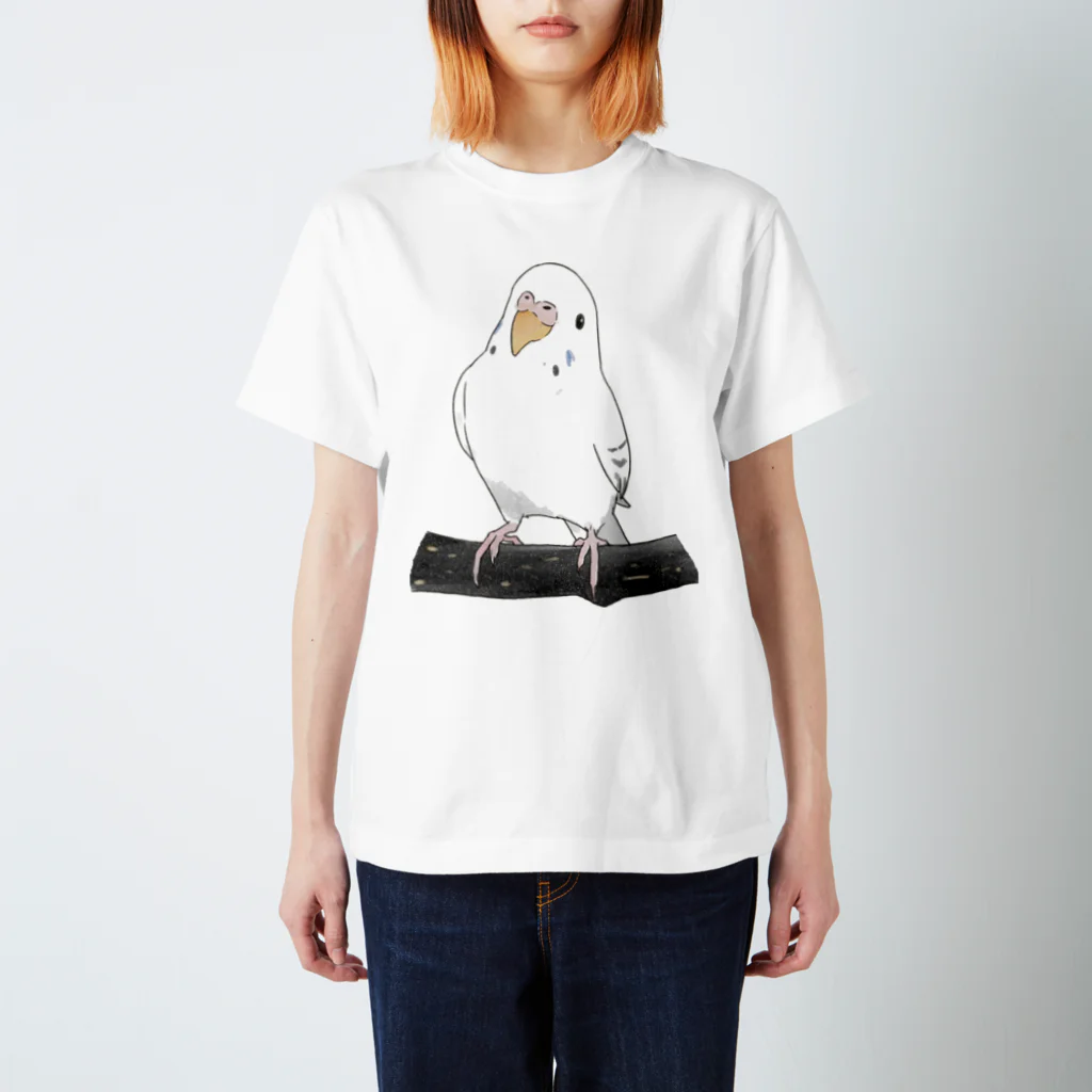 まめるりはことりのまったりセキセイインコちゃん【まめるりはことり】 Regular Fit T-Shirt