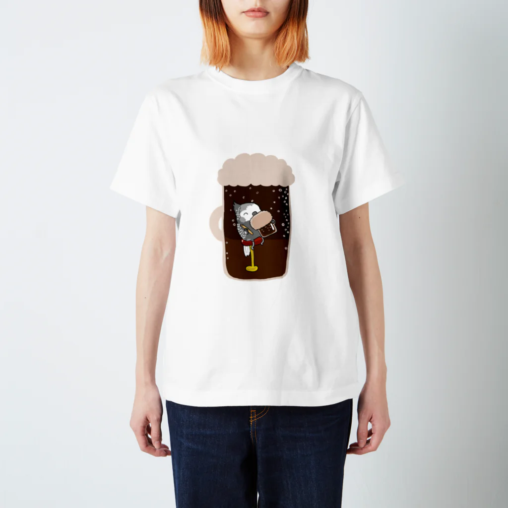 figのビールクズオカメインコ スタンダードTシャツ