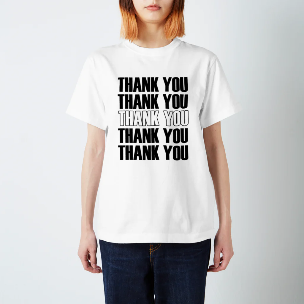 おもしろいTシャツ屋さんのありがとう　THANK YOU Regular Fit T-Shirt