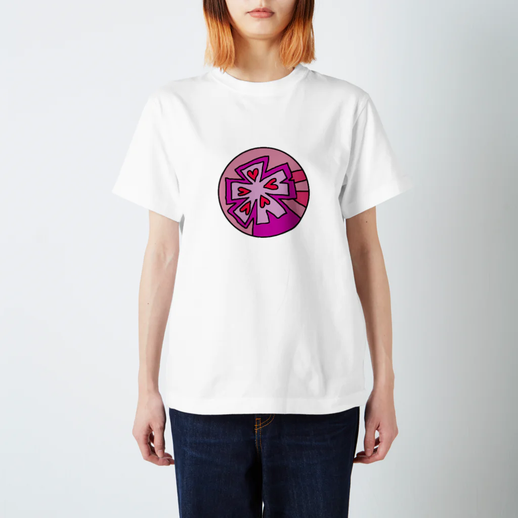 koamaのピンクなお花 Regular Fit T-Shirt