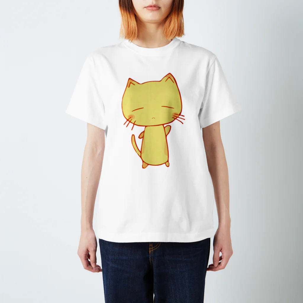 はくあさみだれ (白雨五月雨）のゆるいねむい和み猫（なごみねこ） Regular Fit T-Shirt