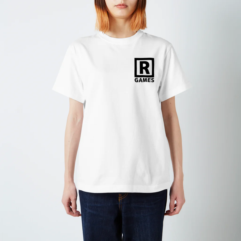 R-GAMES2.0のR-GAMESの初代ロゴ スタンダードTシャツ