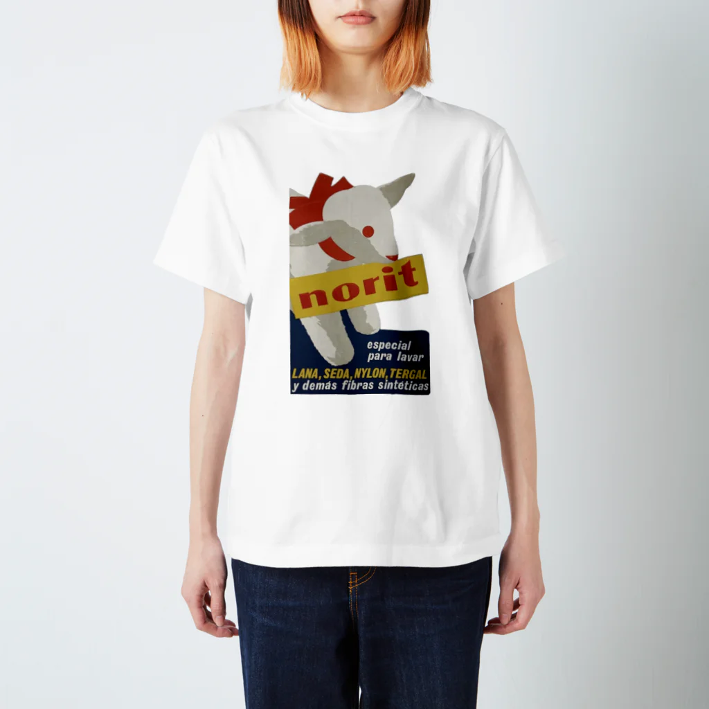 YS VINTAGE WORKSのスペイン　柔軟剤羊 スタンダードTシャツ