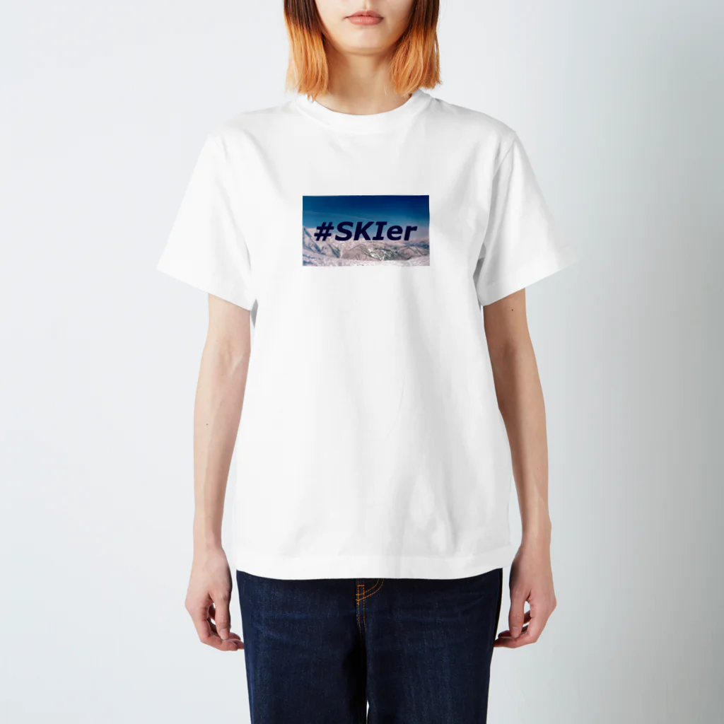 prinaの#SKIer /スキーヤー Regular Fit T-Shirt
