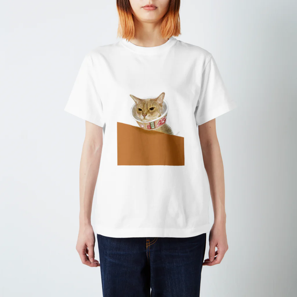 ねこおじさんのなんりんのとん兵衛　 Regular Fit T-Shirt