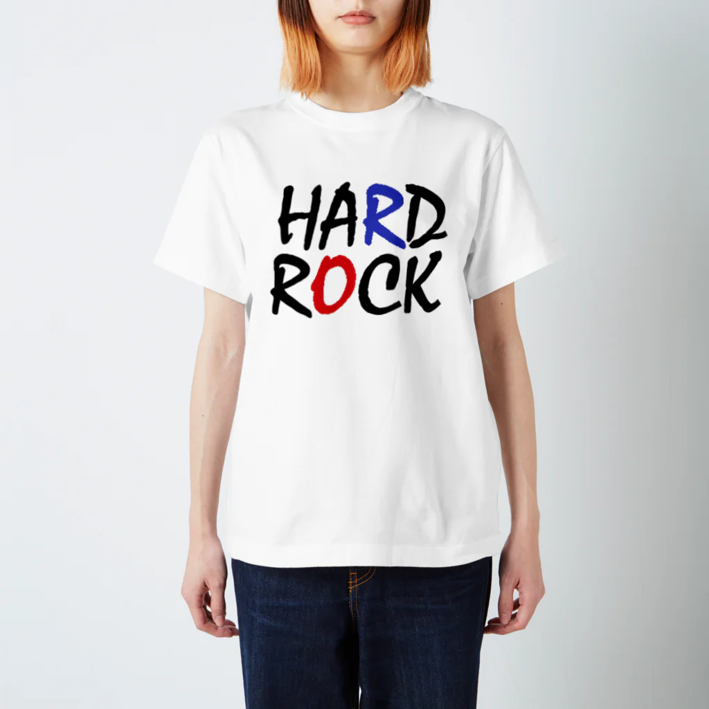 アメリカンベース   GG1966のハードロック　HARDROCK　音楽　バンド　ミュージシャン スタンダードTシャツ