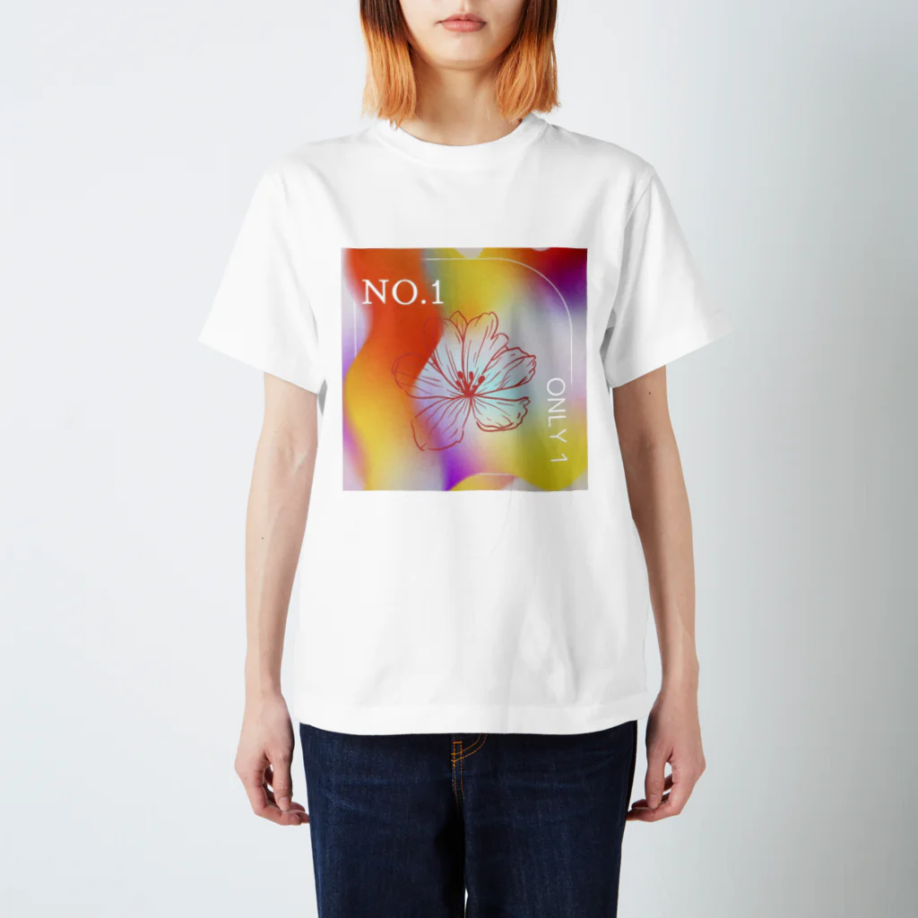 progress⭐️のNo.1でonly one(๑>◡<๑) スタンダードTシャツ