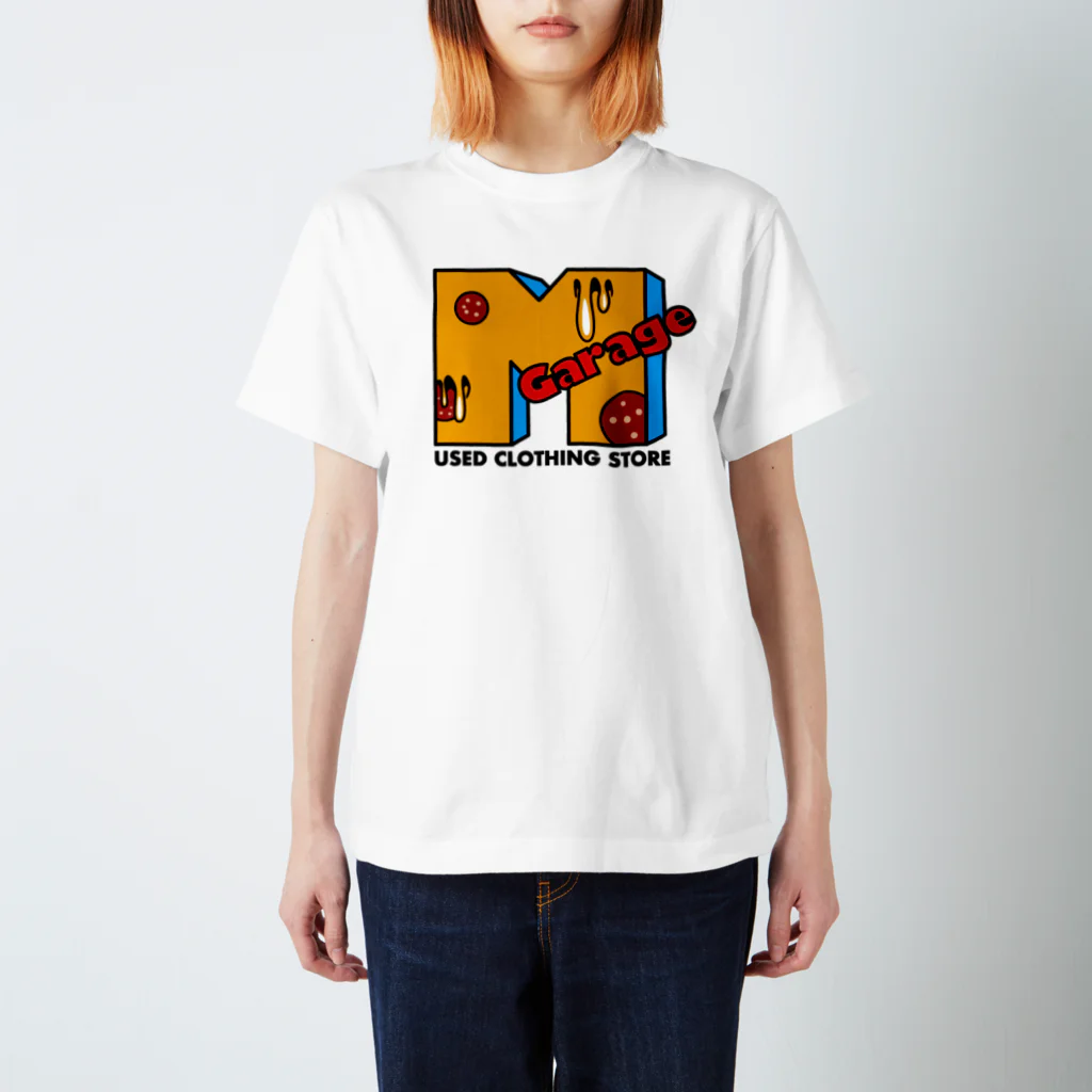 MGarag used clothing のMGarage used clothing 🍕オリジナル　ファンキーロゴ スタンダードTシャツ