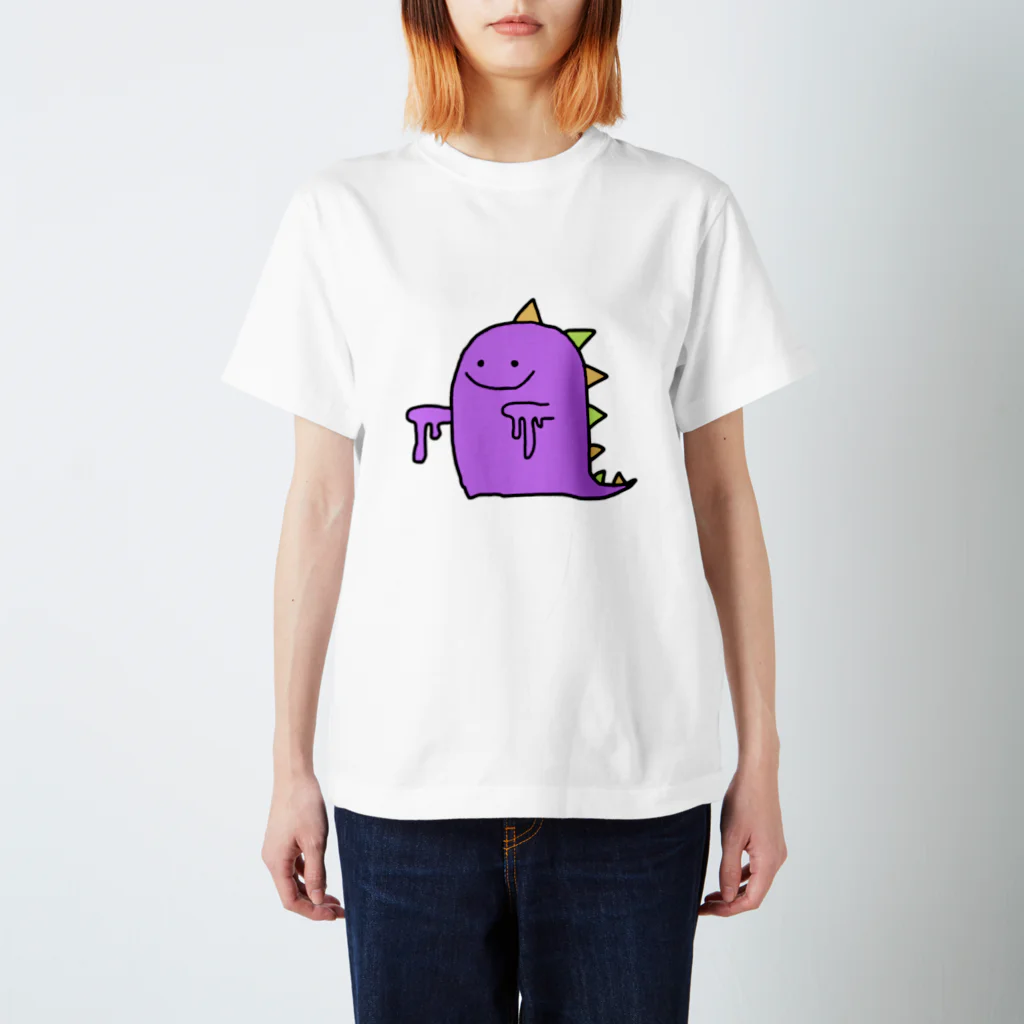 さばのおみせのむらさき きょうりゅう スタンダードTシャツ