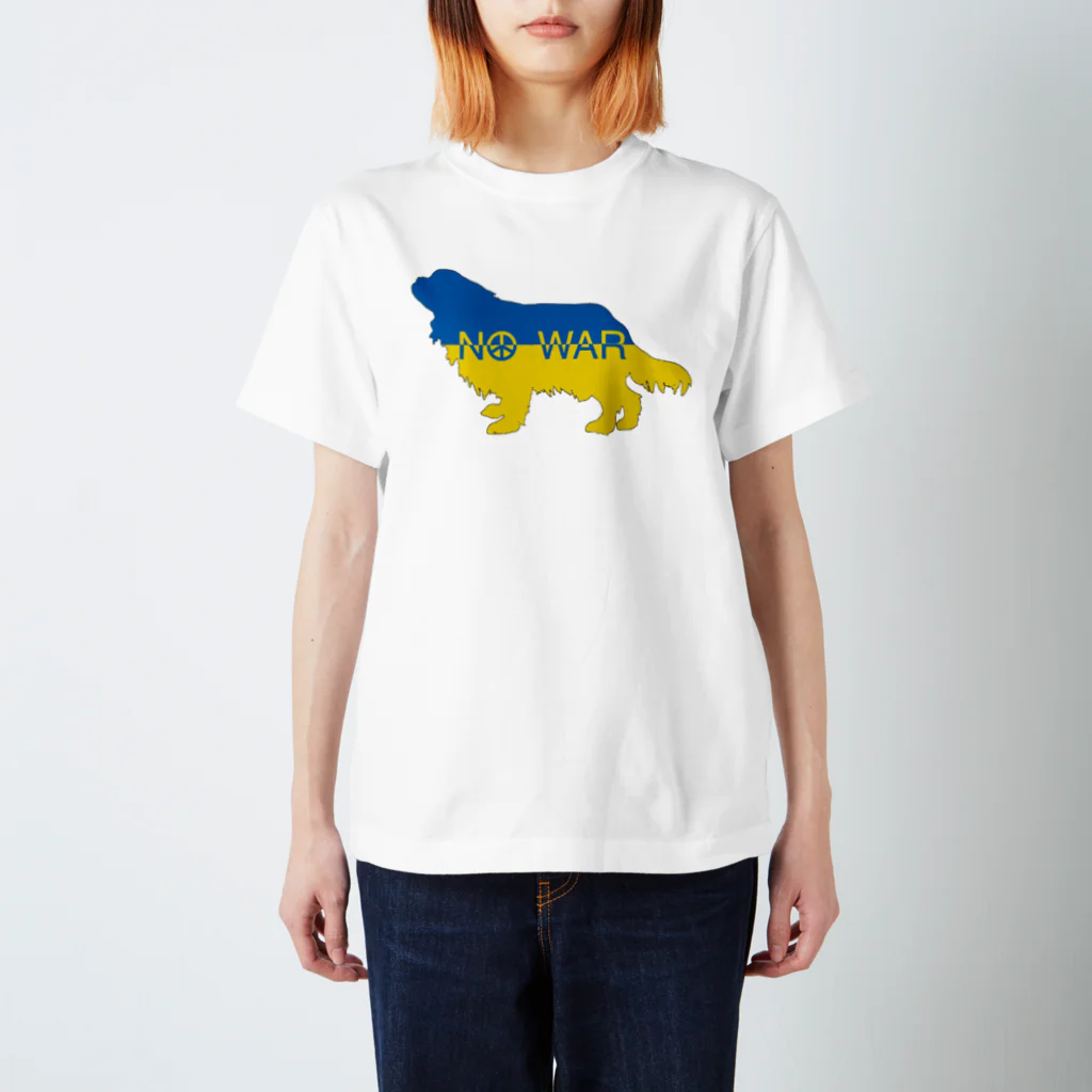 Familyの🇺🇦ウクライナ緊急チャリティー🇺🇦キャバリア Family＊cavalier_NoWar スタンダードTシャツ