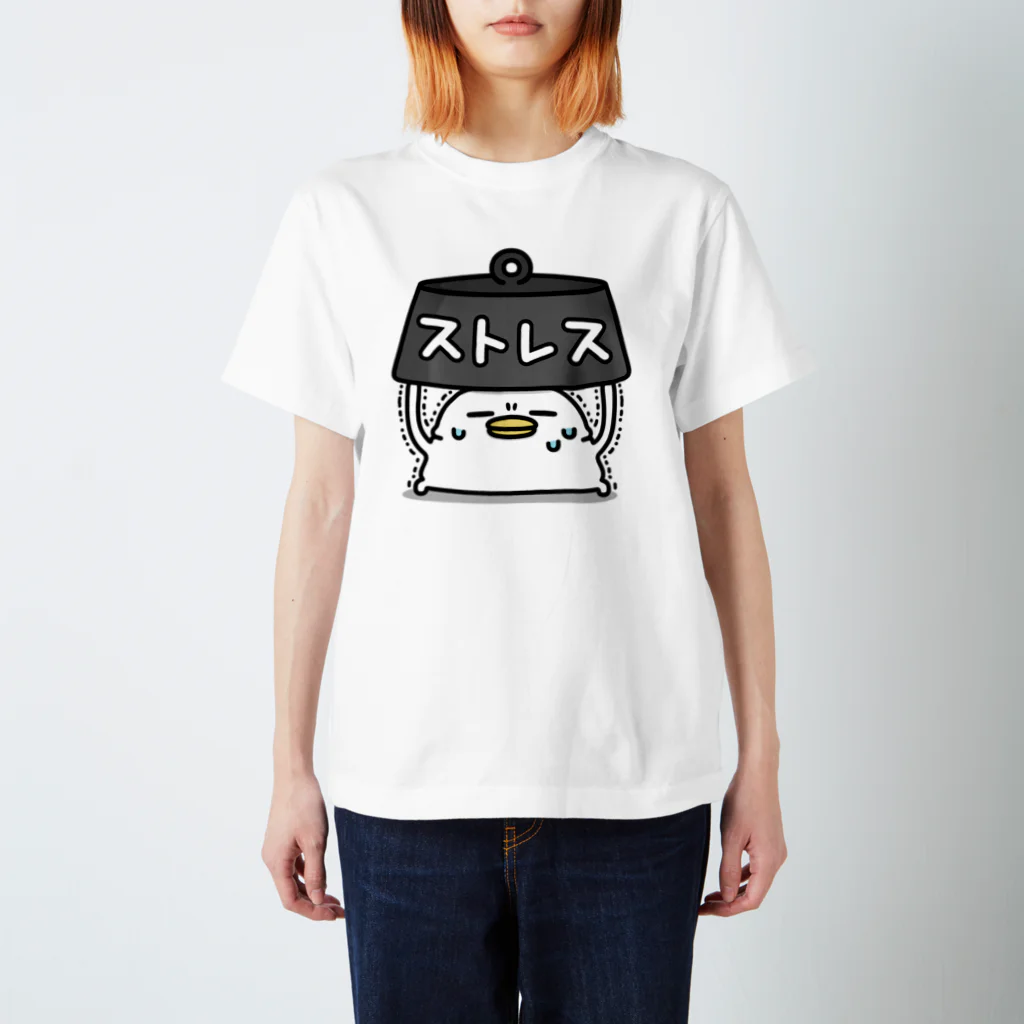 mame&coのストレスを抱えるトリ スタンダードTシャツ