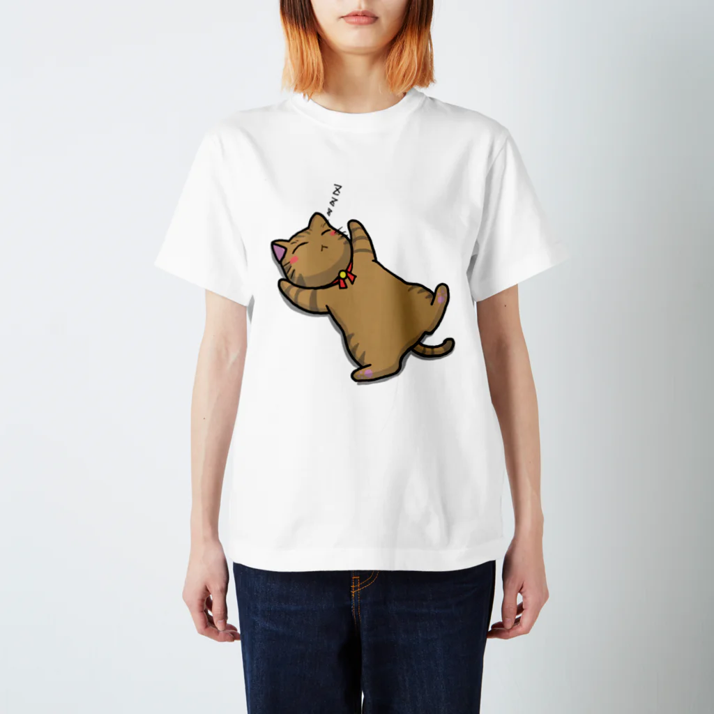 ぷにやんの猫のお昼寝 Regular Fit T-Shirt