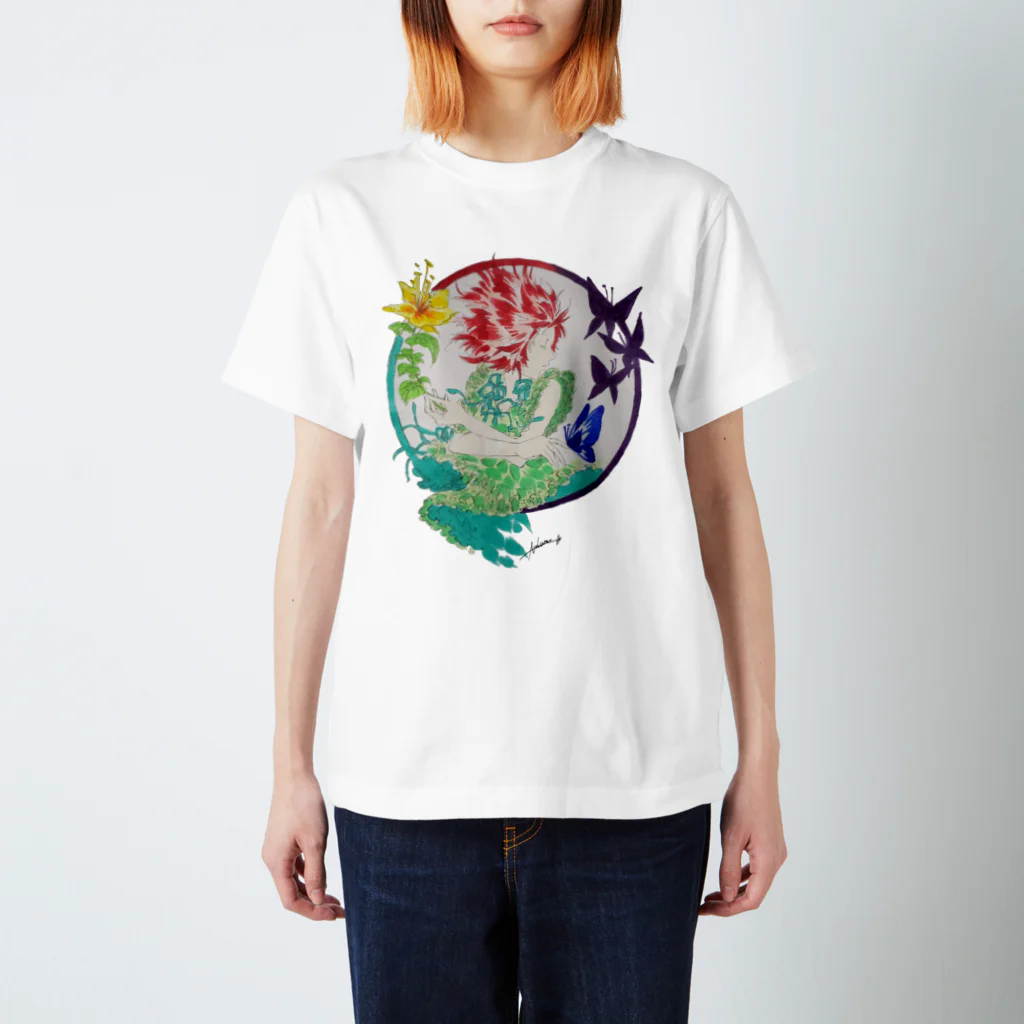 北山アルトゥーロの蝶よ花よ Regular Fit T-Shirt