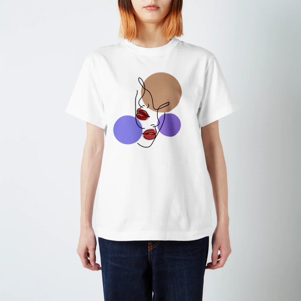 ぷるショップのface スタンダードTシャツ