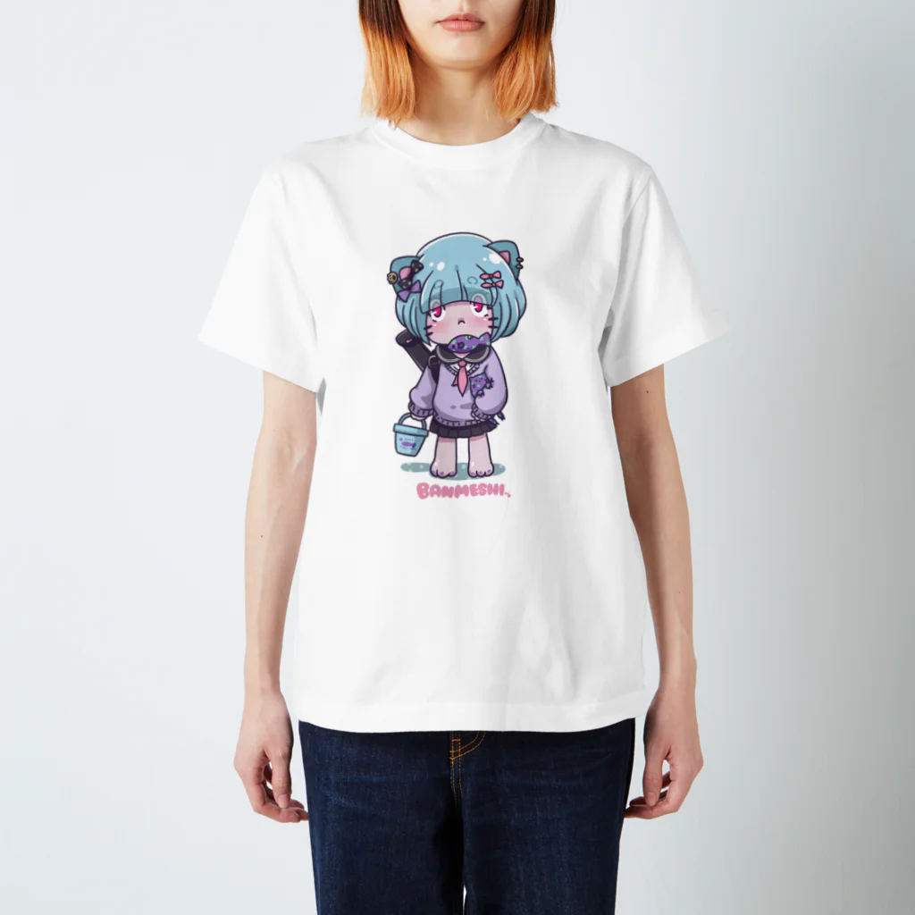 tachikawaのねこのこ Regular Fit T-Shirt