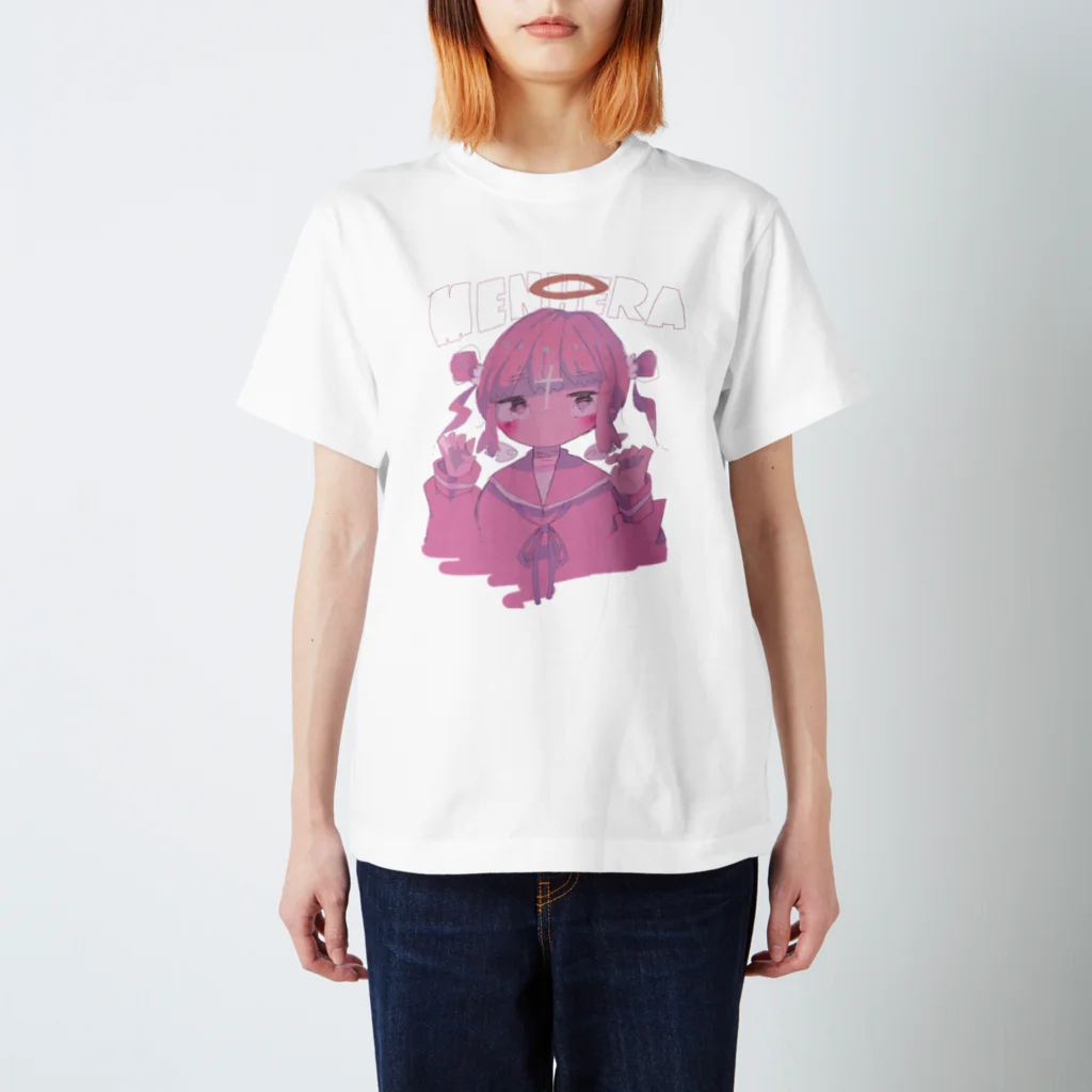 amanozyakushaのメンヘラ天使ちゃん スタンダードTシャツ