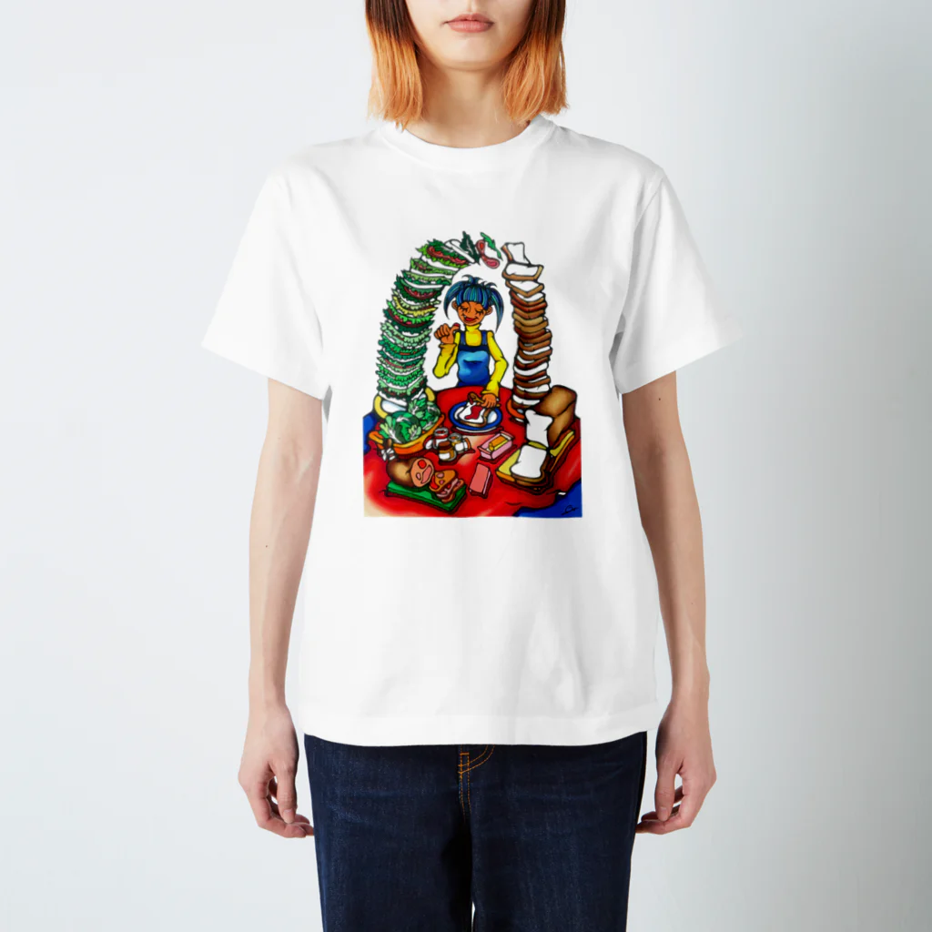 ◆◆◆◆ OCO's SHOP ◆◆◆◆【POP ART】の🌈sandwich スタンダードTシャツ