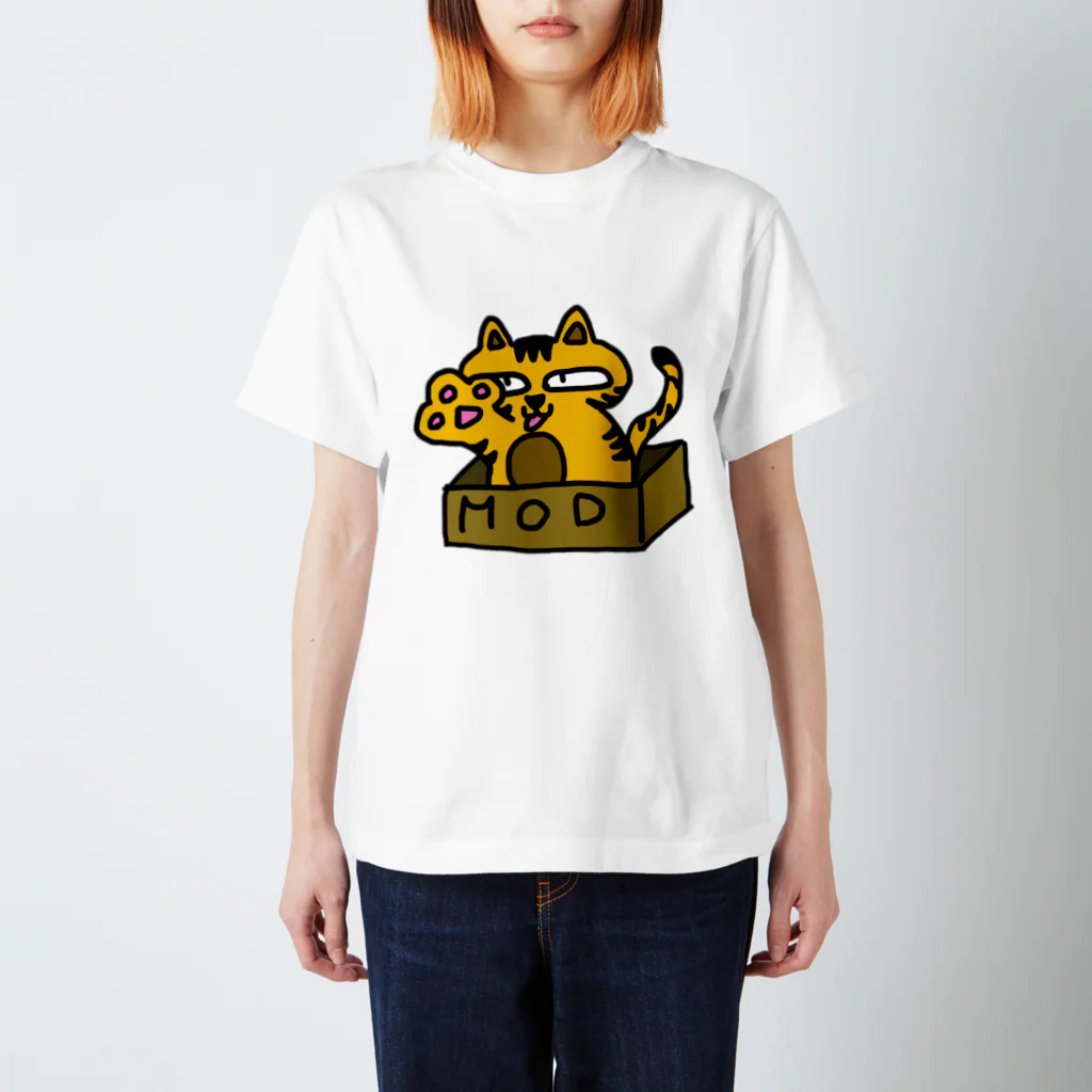 MODDY DOGGYのぶさいく猫ドギーくんグッズ スタンダードTシャツ