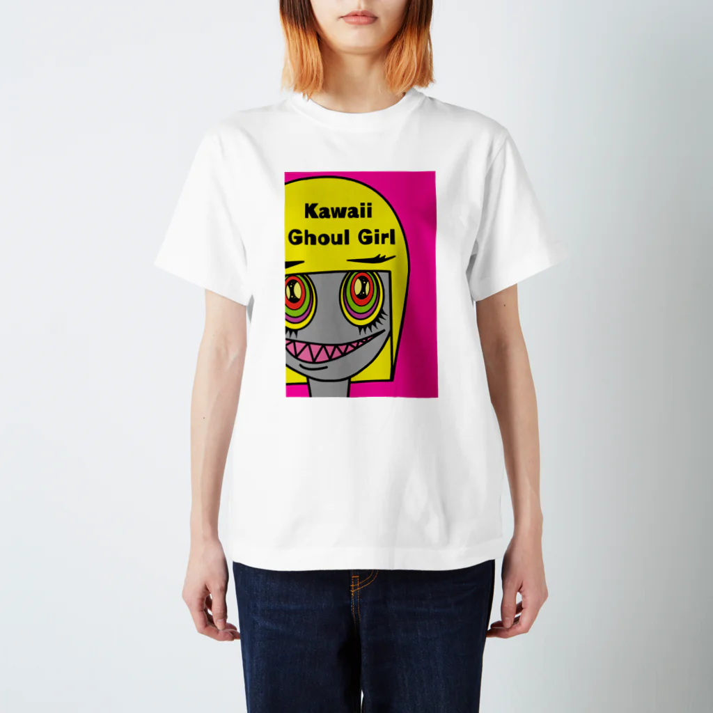 たすけんのイラストグッズのグールーのスー子さん（Kawaii Ghoul Girl） スタンダードTシャツ